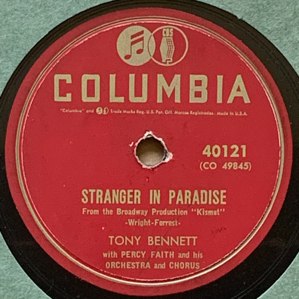 Stranger In Paradise Lyrics - Tony Bennett Primeras Grabaciones 1955 - Only  on JioSaavn