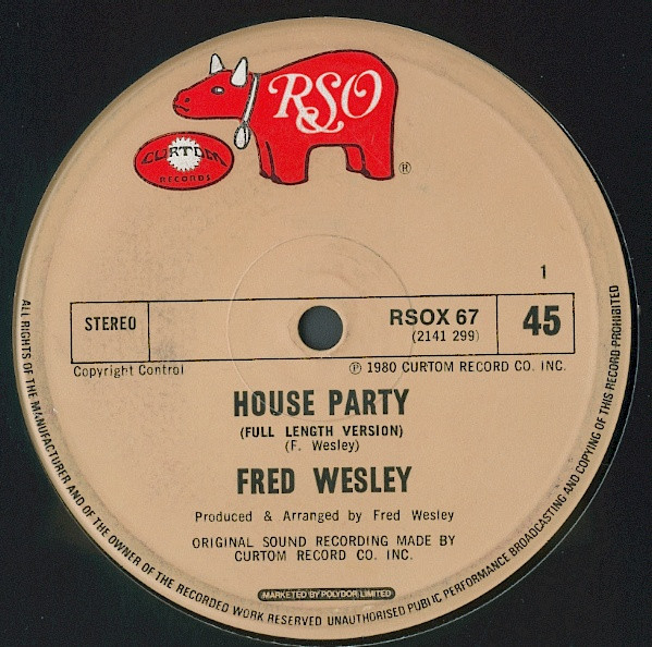 Fred Wesley – House Party (1980, Vinyl) - Discogs