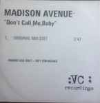 Cover of Don't Call Me Baby, 1999, CDr