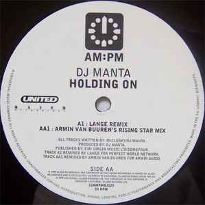 Portada de album DJ Manta - Holding On