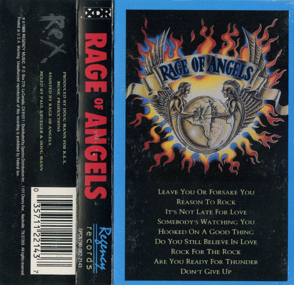 Rage Of Angels – Rage Of Angels (1989, CD) - Discogs