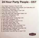 Cover of 24 Hour Party People - OST, 2002, CDr