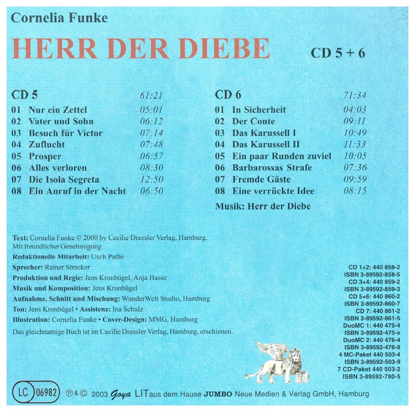 Album herunterladen Cornelia Funke - Herr Der Diebe