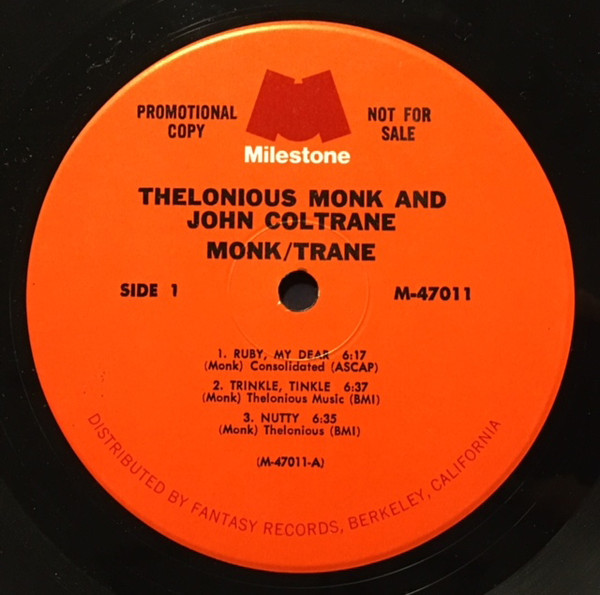 Thelonious Monk & John Coltrane - Monk / Trane | Releases | Discogs