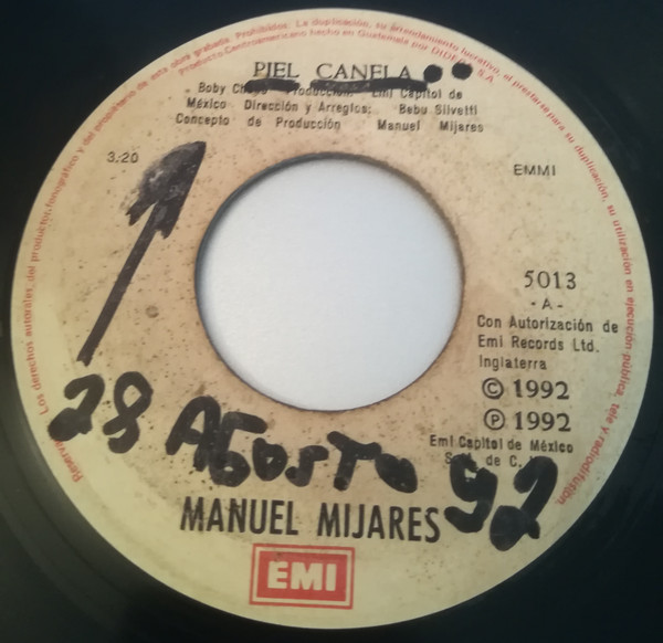 last ned album Manuel Mijares - Piel Canela Quiza Quiza Quiza