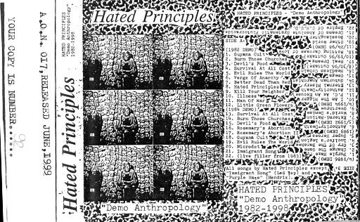 Album herunterladen Hated Principles - Demo Anthropology 1982 1998