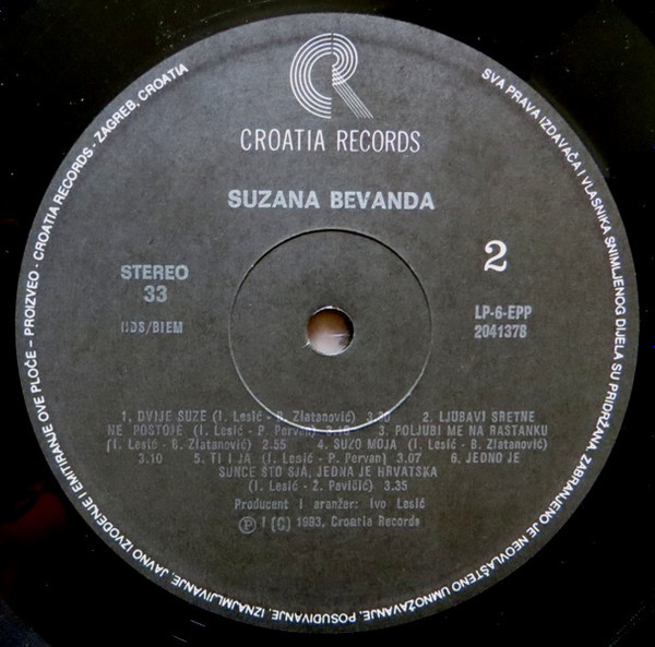 Album herunterladen Suzana Bevanda - Suzana Bevanda