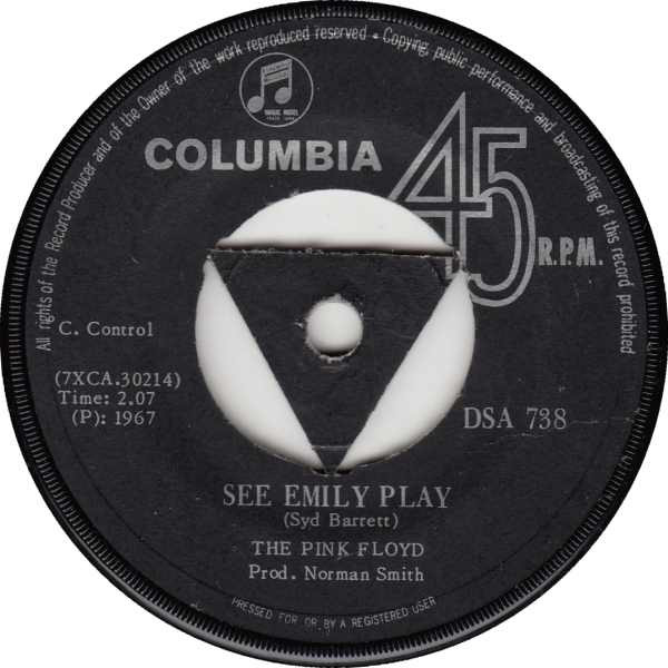 PINK FLOYD-See Emily Play (UK Orig.Round Center 7+CS) - レコード