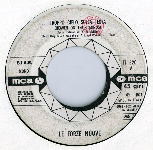 baixar álbum Le Forze Nuove - Troppo Cielo Sulla Testa Heaven On Their Minds