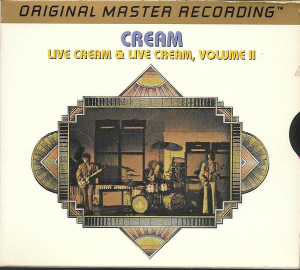 Cream – Live Cream & Live Cream, Volume II (1995, 24 KT Gold, CD 