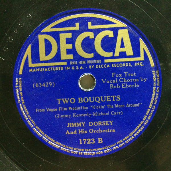 télécharger l'album Jimmy Dorsey And His Orchestra - Joseph Joseph Two Bouquets