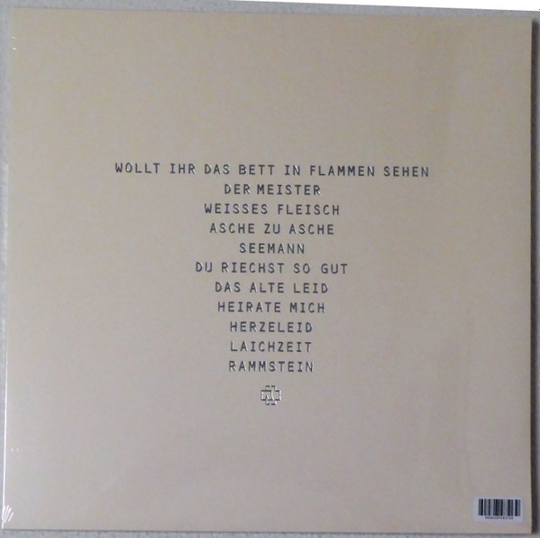 Rammstein stickers vinyl autographs Till Lindemann, Paul Landers, Richard  Kruspe, Oliver Riedel etc.