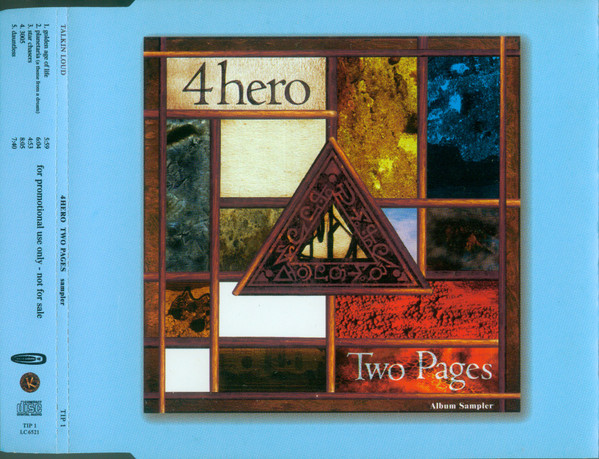 4 Hero – Two Pages (1998, CD) - Discogs