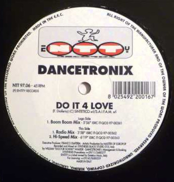 Dancetronix – Do It 4 Love (1997, Vinyl) - Discogs
