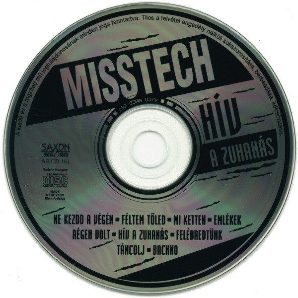 baixar álbum Misstech - Hív A Zuhanás