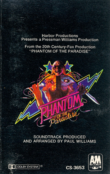 Phantom Of The Paradise (1974, Dolby System, Cassette) - Discogs