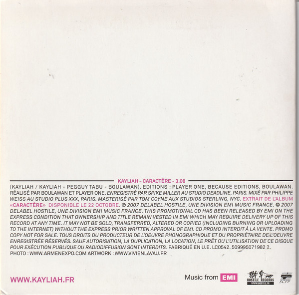 baixar álbum Kayliah - Caractère