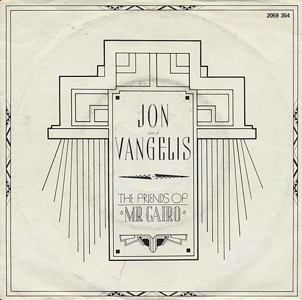 Jon & Vangelis – The Friends Of Mr. Cairo (1981, Vinyl) - Discogs