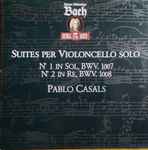 Cover of Suites Per Violoncello Solo , 1985, Vinyl