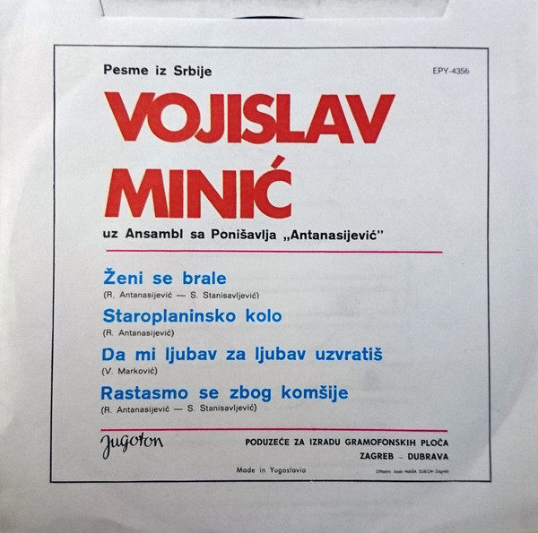 télécharger l'album Vojislav Minić - Ženi Se Brale