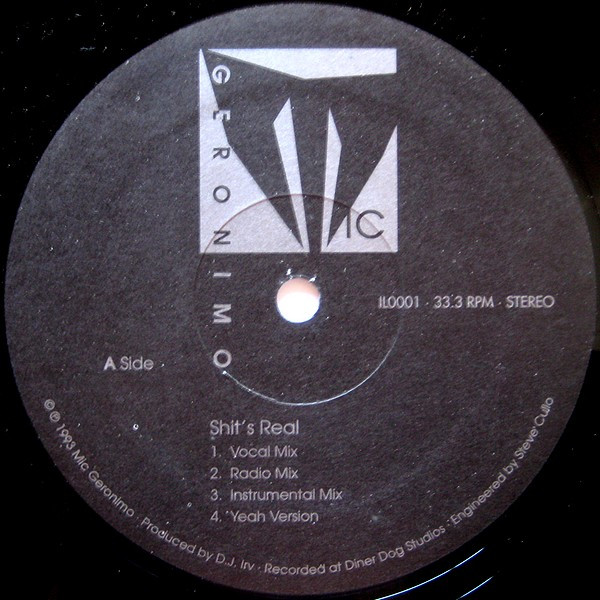 Mic Geronimo – It's Real (Remixes) (1994, Vinyl) - Discogs