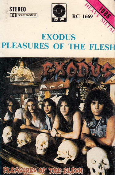 テレビで話題】 Exodus／Pleasures Of The Flesh LP 国内盤レコード