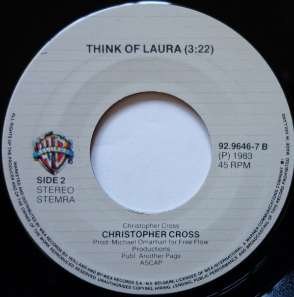 descargar álbum Christopher Cross - No Time For Talk Think Of Laura