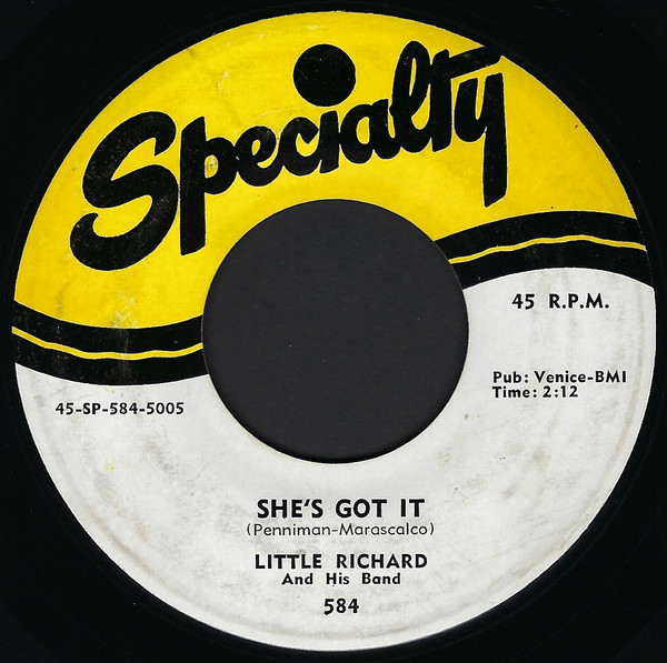 Little Richard And His Band – She's Got It / Heeby-Jeebies (1956