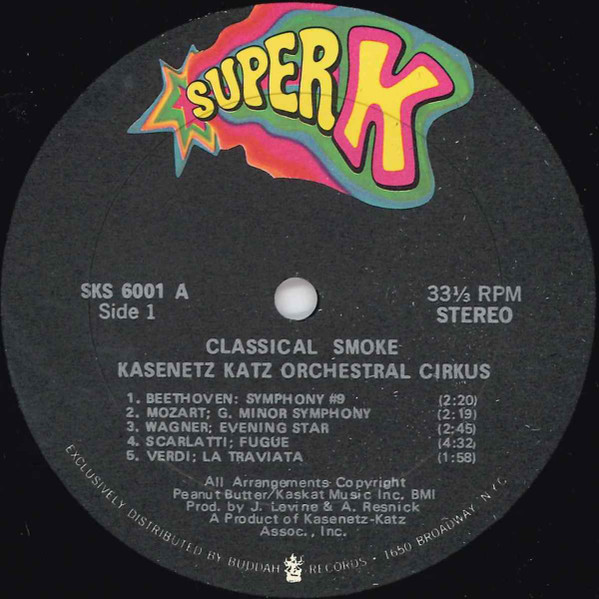 baixar álbum KasenetzKatz Orchestral Cirkus - Classical Smoke