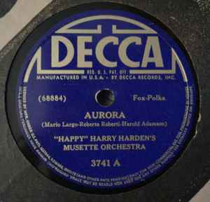 "Happy" Harry Harden's Musette Orchestra - Aurora / Keep Hoping album cover