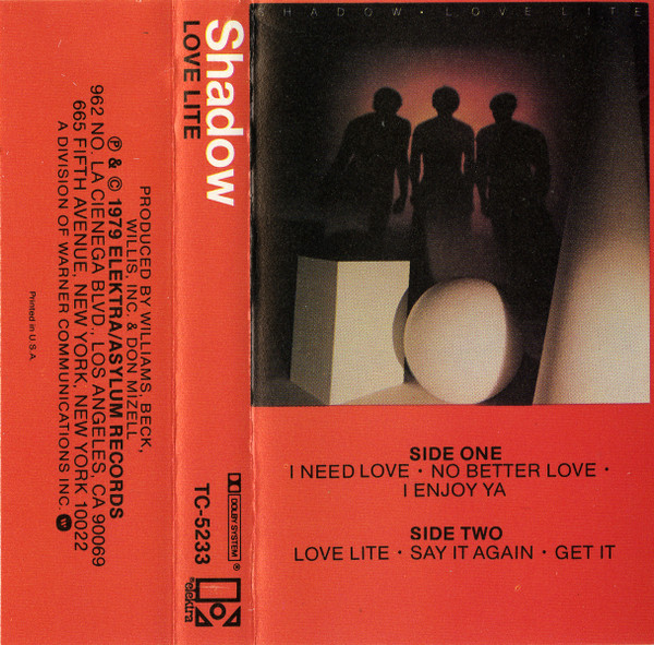 Shadow – Love Lite (1979, Cassette) - Discogs