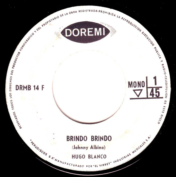 ladda ner album Hugo Blanco - Brindo Brindo