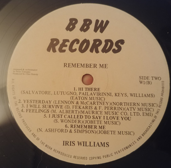 ladda ner album Iris Williams - Hello