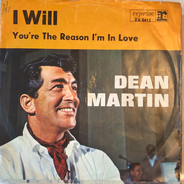 Dean Martin – I Will (1965, Vinyl) - Discogs