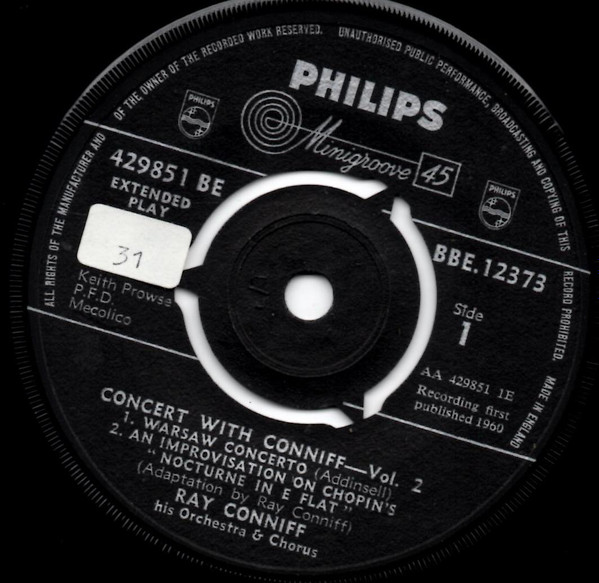 lataa albumi Ray Conniff And His Orchestra & Chorus - Concert With Conniff Vol 1