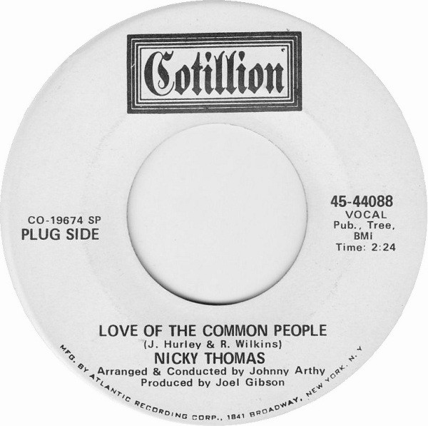 Nicky Thomas / The Destroyers – Love Of The Common People 