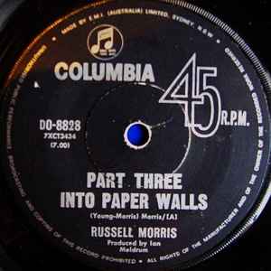 Russell Morris - Part Three Into Paper Walls album cover