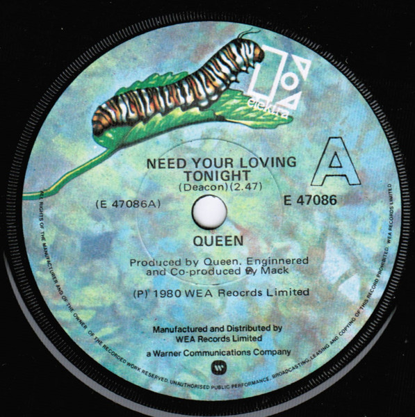 Queen - Need Your Loving Tonight Lyrics