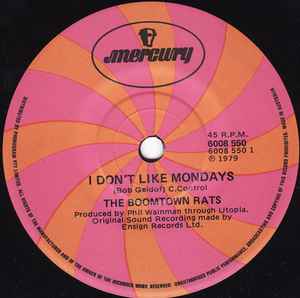 I Don't Like Mondays - The Boomtown Rats