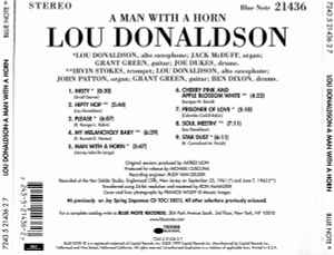 Lou Donaldson - A Man With A Horn