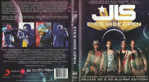 JLS – Eyes Wide Open (2011, Blu-ray) - Discogs