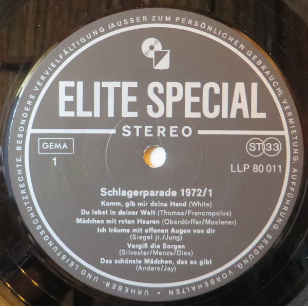 descargar álbum Various - Schlagerparade 19721