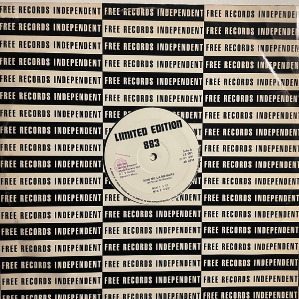 883 – Non Me La Menare (1991, Vinyl) - Discogs