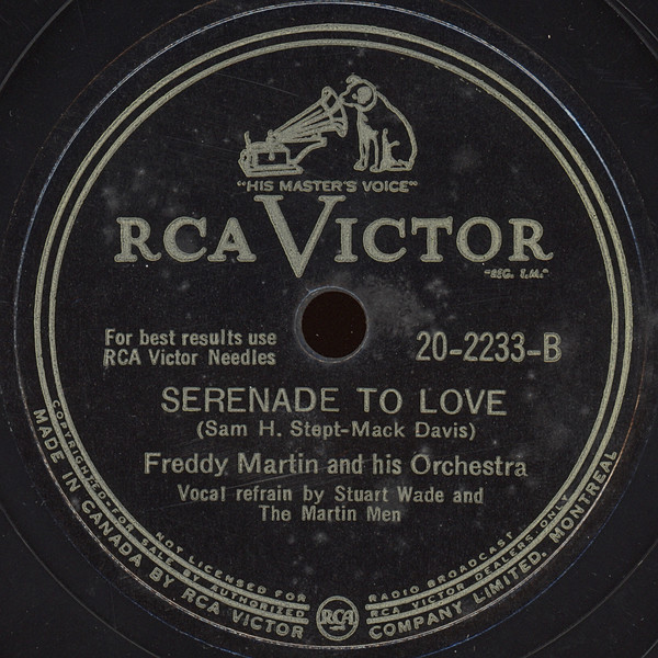 baixar álbum Freddy Martin And His Orchestra - When Am I Gonna Kiss You Good Morning Serenade To Love