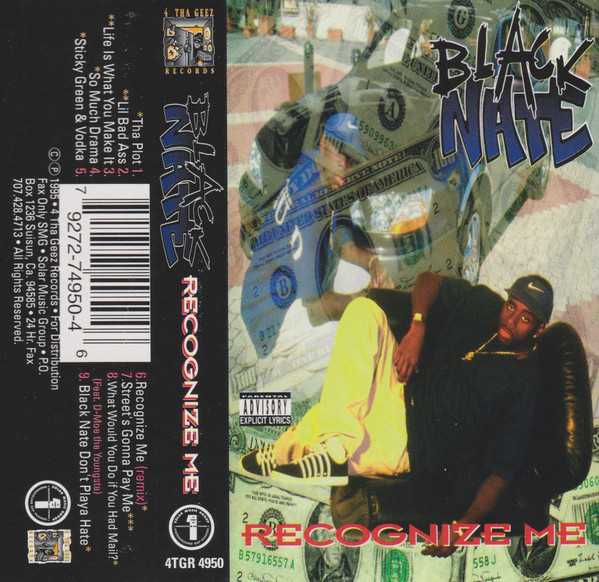 Black Nate - Recognize Me | Releases | Discogs