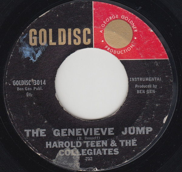 télécharger l'album Harold Teen & The Collegiates - The Genevieve Jump