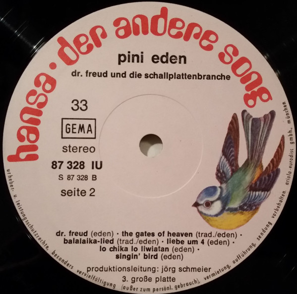 baixar álbum Pini Eden - Dr Freud Und Die Schallplattenbranche