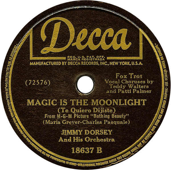 Album herunterladen Jimmy Dorsey And His Orchestra - I Dream Of You Magic Is The Moonlight