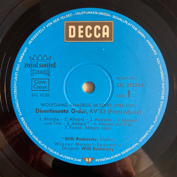 descargar álbum Wolfgang Amadeus Mozart, Wiener Mozart Ensemble Willi Boskovsky - Serenaden Vol 5 Divertimento KV 63 Cassation KV 99