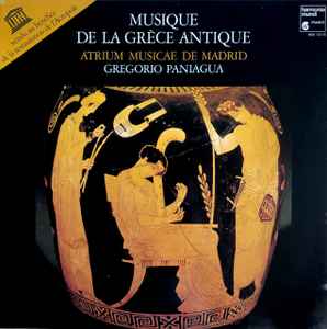 Atrium Musicae De Madrid - Musique De La Grèce Antique album cover